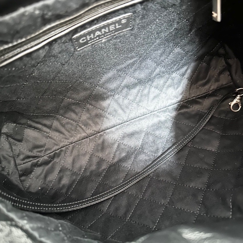 CHANEL 黑銀22bag小號子母垃圾袋35*31*7 98新配件塵袋-2