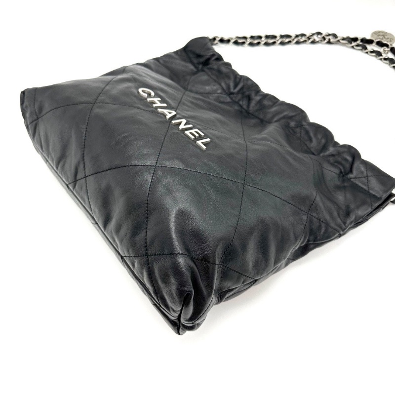 CHANEL 黑銀22bag小號子母垃圾袋35*31*7 98新配件塵袋-3