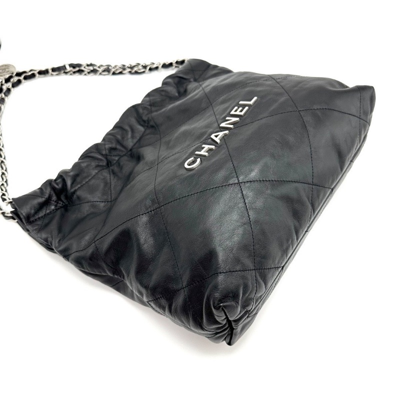 CHANEL 黑銀22bag小號子母垃圾袋35*31*7 98新配件塵袋-5