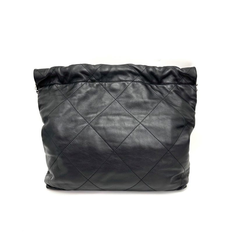 CHANEL 黑銀22bag小號子母垃圾袋35*31*7 98新配件塵袋-6