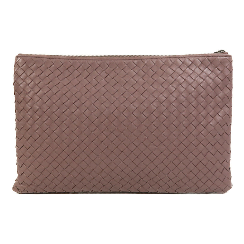 BOTTEGA VENETA 牛皮皮革Intrecciato Clutch手拿包-1