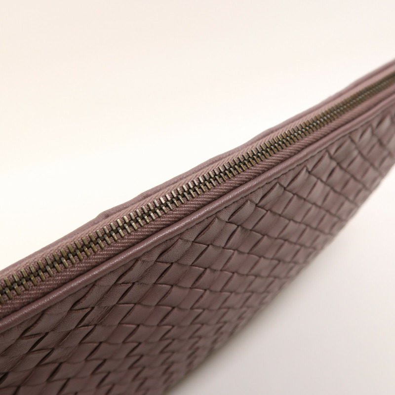 BOTTEGA VENETA 牛皮皮革Intrecciato Clutch手拿包-8
