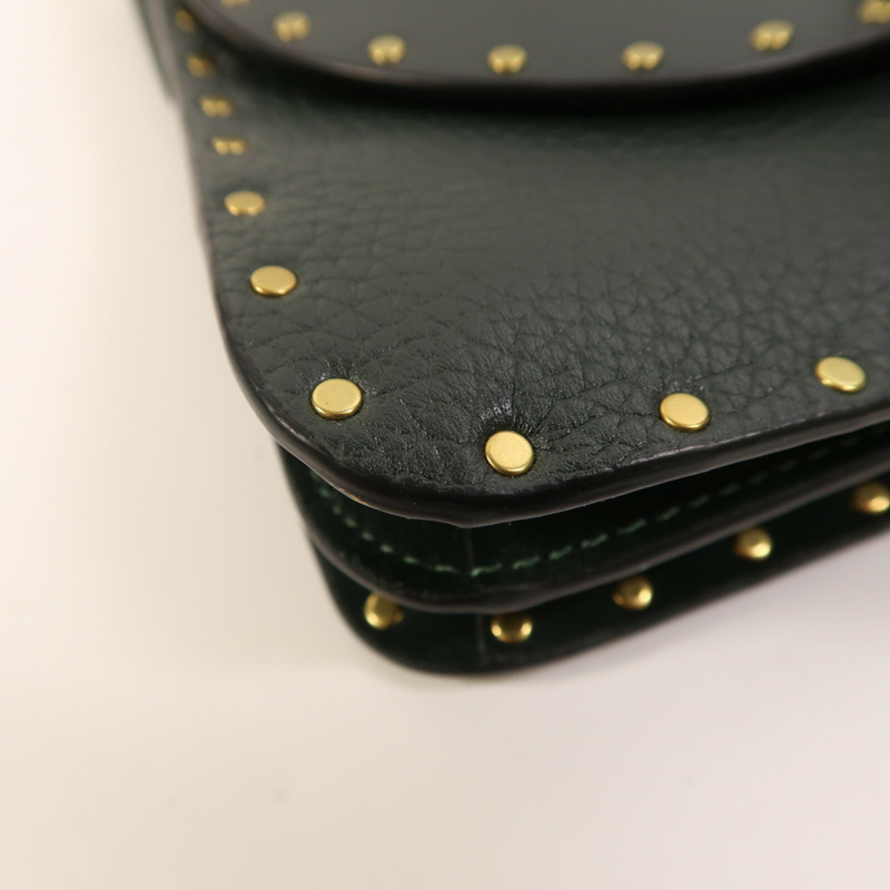 COACH 牛皮皮革Beat Shoulder Bag With Rivets金扣手挽肩背兩用袋-5