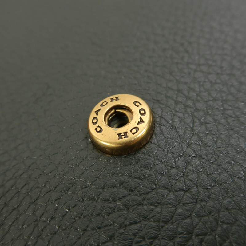 COACH 牛皮皮革Beat Shoulder Bag With Rivets金扣手挽肩背兩用袋-11