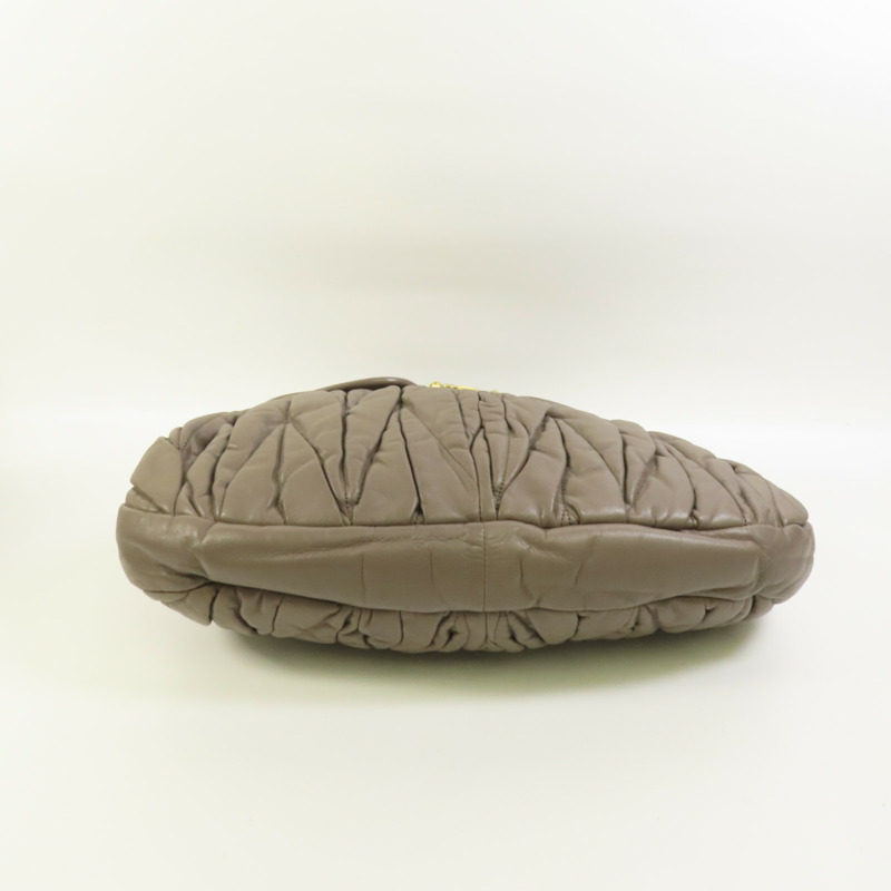 Miu Miu 羊皮皮革Shoulder Bag金扣手挽肩背兩用袋-3