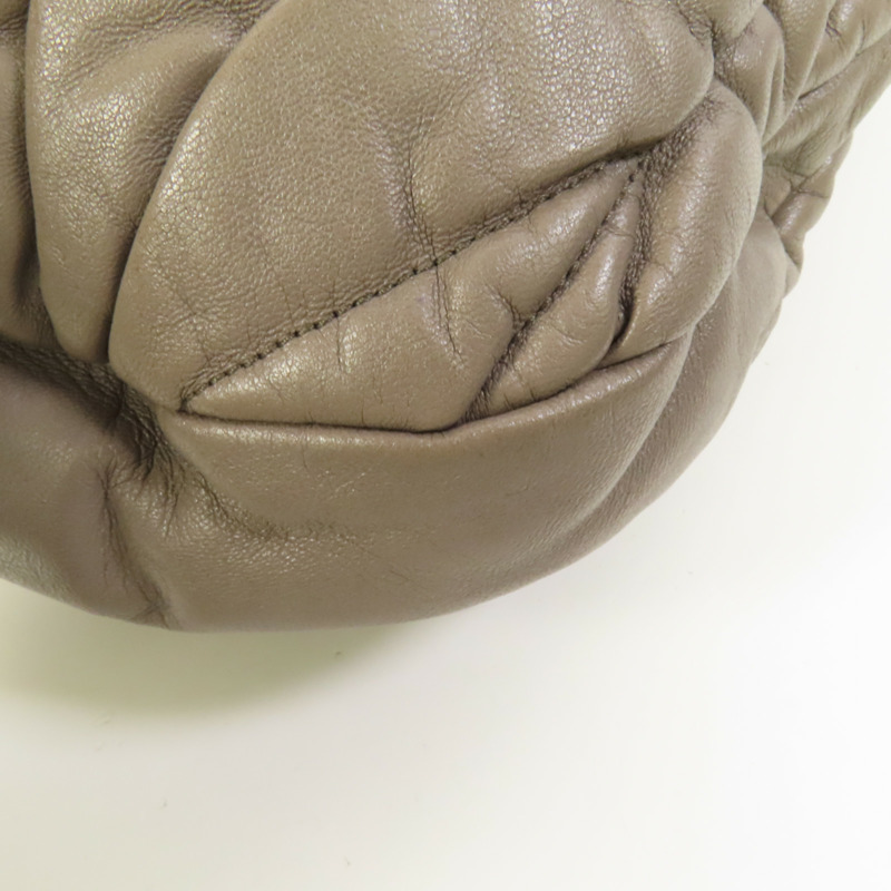 Miu Miu 羊皮皮革Shoulder Bag金扣手挽肩背兩用袋-13