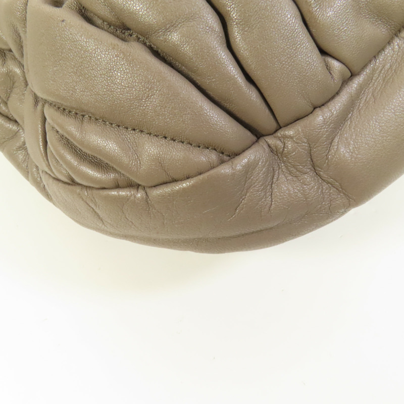 Miu Miu 羊皮皮革Shoulder Bag金扣手挽肩背兩用袋-14