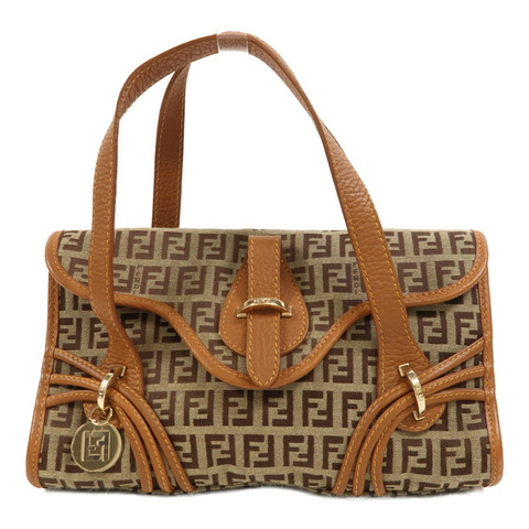 FENDI 帆布Hand Bag金扣手挽袋