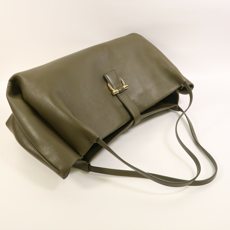 Salvatore Ferragamo 羊皮皮革Tote Bag金扣肩背袋-8