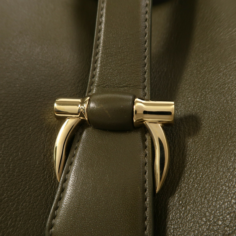 Salvatore Ferragamo 羊皮皮革Tote Bag金扣肩背袋-9