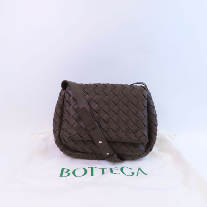 BOTTEGA VENETA 織紋皮革Small Cobble Messenger肩背袋-13