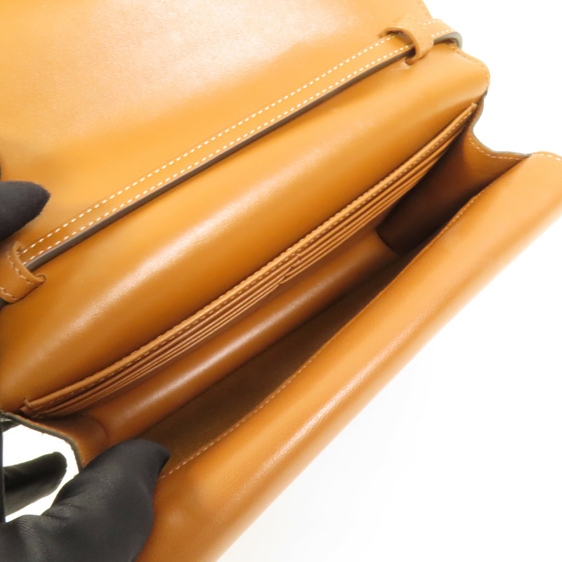 CELINE 塗層帆布Tripmphe Wallet On Strap金扣肩背袋-6