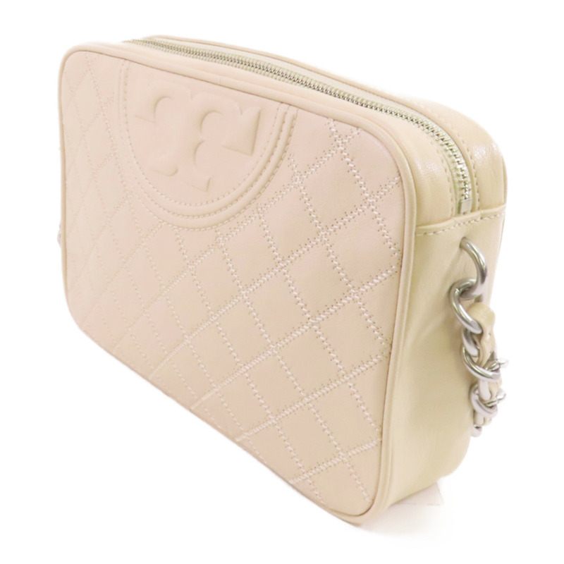 Tory Burch 牛皮皮革Shoulder Bag銀扣鏈帶肩背袋-2