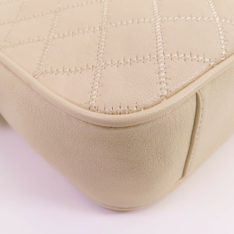 Tory Burch 牛皮皮革Shoulder Bag銀扣鏈帶肩背袋-5