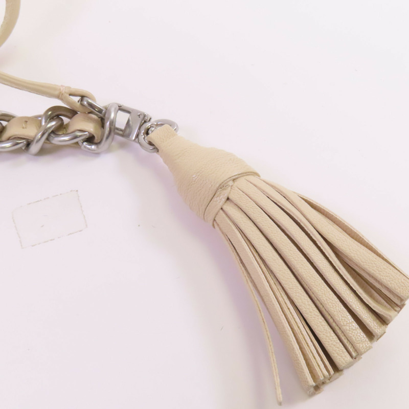 Tory Burch 牛皮皮革Shoulder Bag銀扣鏈帶肩背袋-9