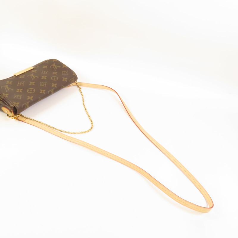 LOUIS VUITTON Monogram Favourite PM金扣手挽肩背兩用袋-4