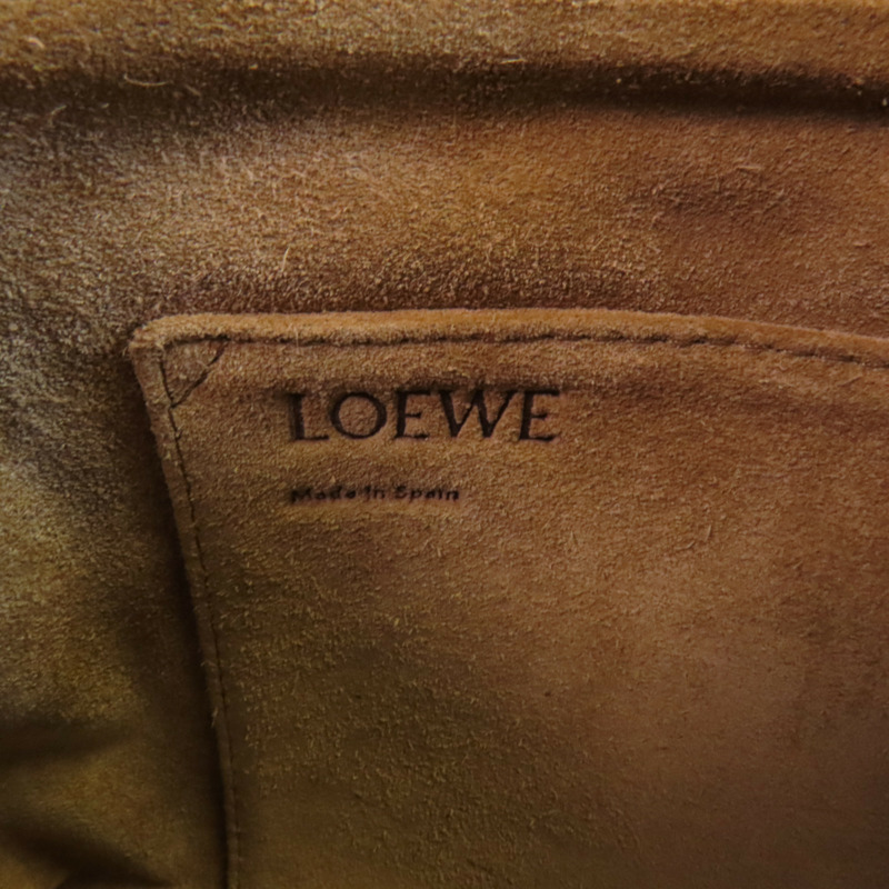 LOEWE 牛皮皮革Missy銀扣手挽肩背兩用袋-13