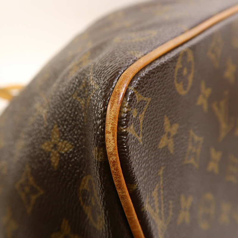 LOUIS VUITTON Monogram Palermo GM金扣手挽肩背兩用袋棕色-5