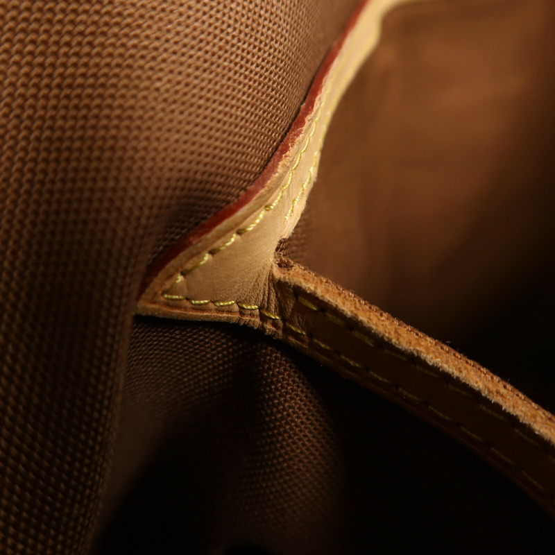 LOUIS VUITTON Monogram Palermo GM金扣手挽肩背兩用袋棕色-19