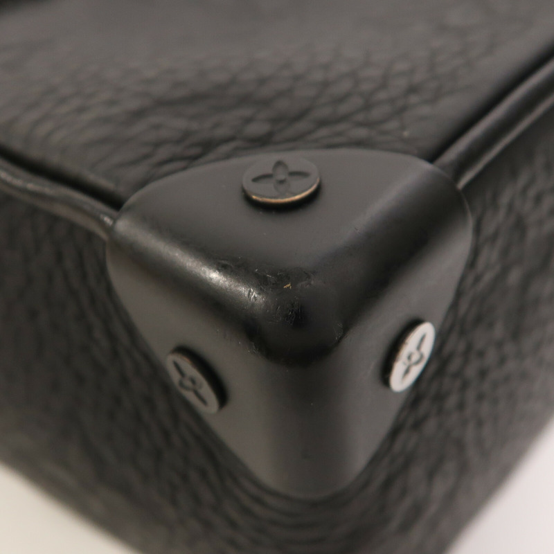 LOUIS VUITTON Monogram Taurillon Mini Soft Trunk肩背袋-5