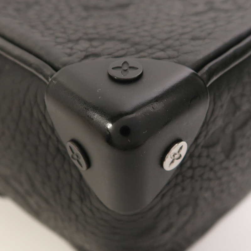 LOUIS VUITTON Monogram Taurillon Mini Soft Trunk肩背袋-7