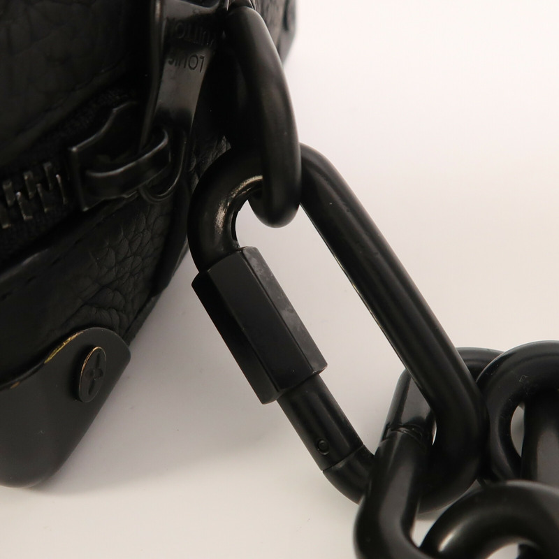 LOUIS VUITTON Monogram Taurillon Mini Soft Trunk肩背袋-8