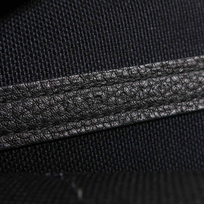 HERMES Negonda皮革/帆布Garden File PM銀扣手挽肩背兩用袋-16