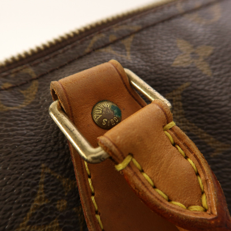 LOUIS VUITTON Monogram Speedy 35金扣手挽袋-10