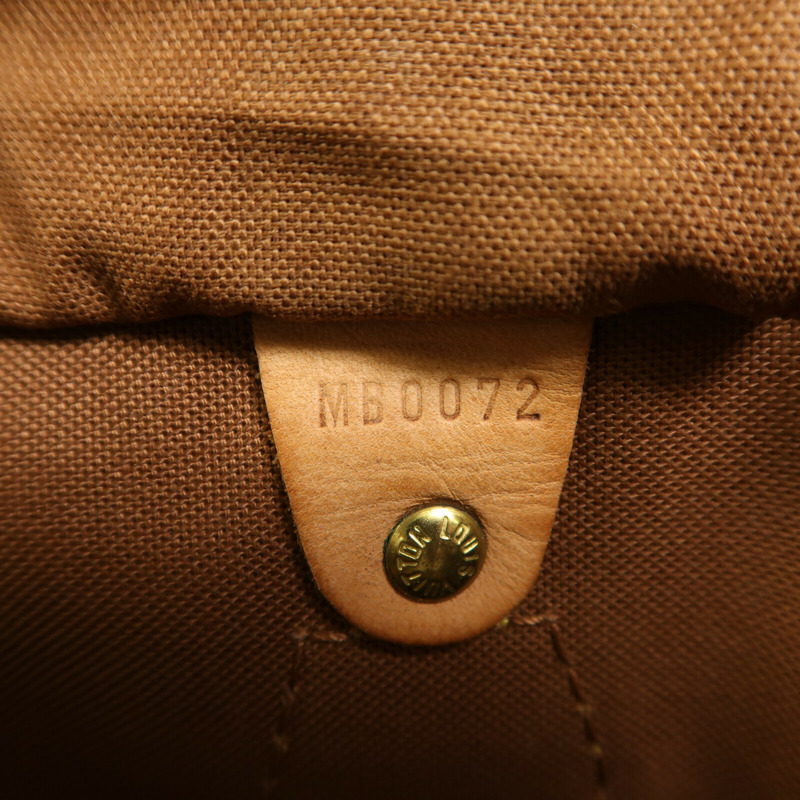 LOUIS VUITTON Monogram Speedy 35金扣手挽袋-18