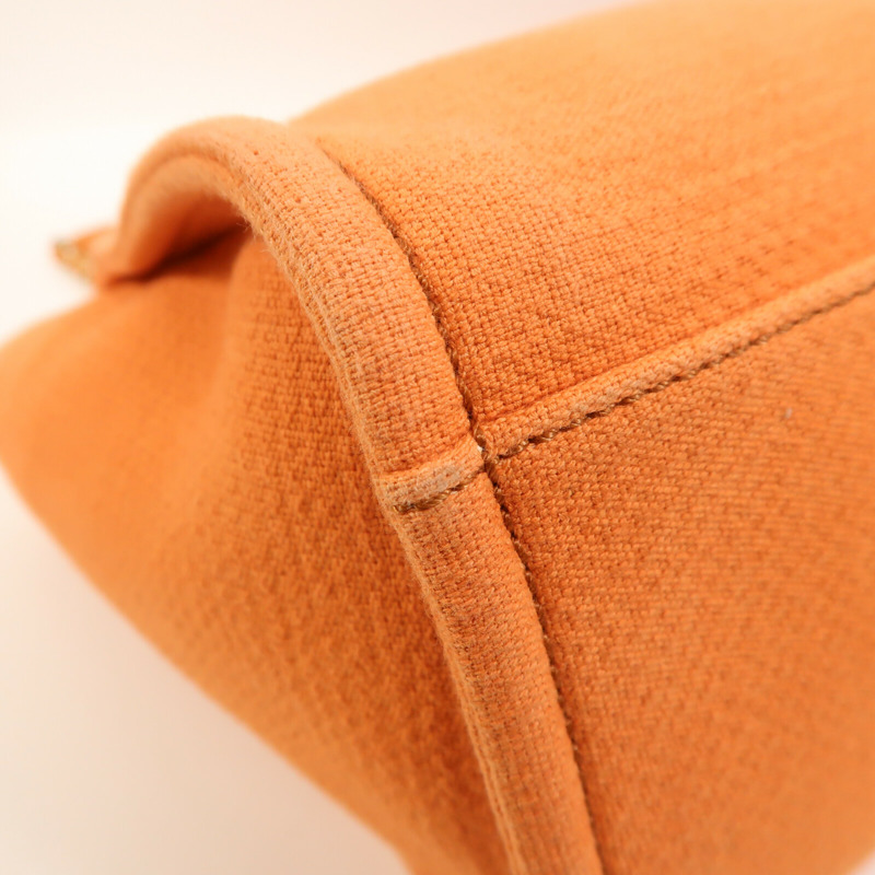 CHANEL 帆布Deauville Tote金扣手挽肩背兩用袋-7