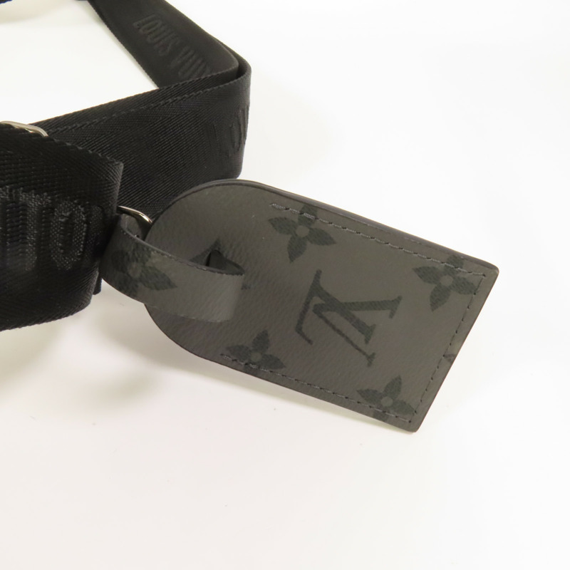 LOUIS VUITTON Monogram Eclipse Keepall Bandouliere 35手挽肩背兩用袋-5