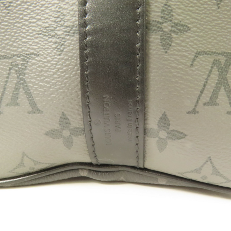 LOUIS VUITTON Monogram Eclipse Keepall Bandouliere 35手挽肩背兩用袋-7