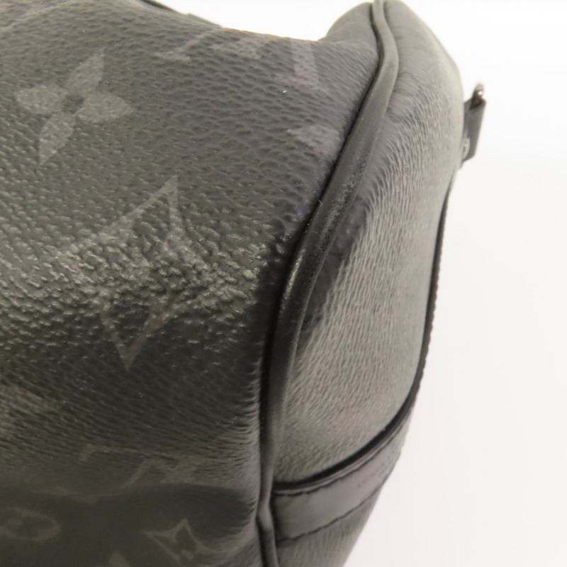 LOUIS VUITTON Monogram Eclipse Keepall Bandouliere 35手挽肩背兩用袋-9