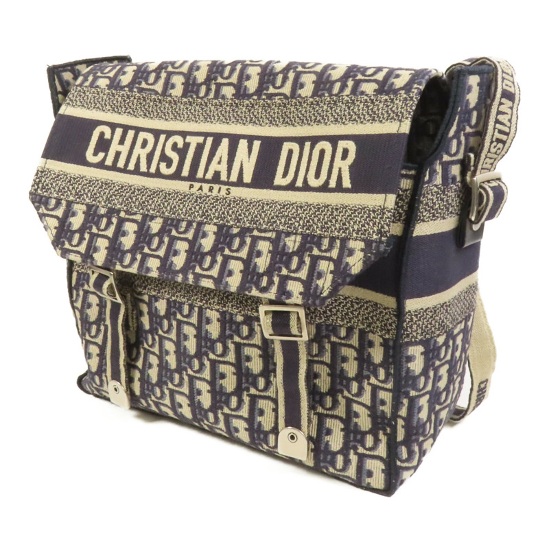 Dior 帆布Medium Diorcamp Bag銀扣肩背袋-2