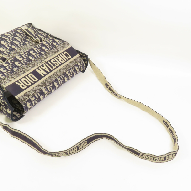 Dior 帆布Medium Diorcamp Bag銀扣肩背袋-4