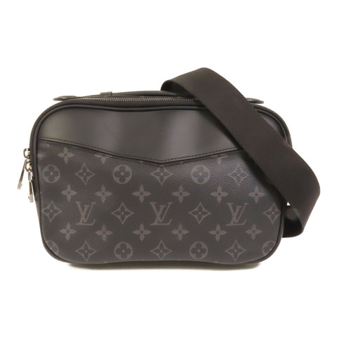 LOUIS VUITTON Monogram Eclipse Bum Bag銀扣手挽肩背兩用袋