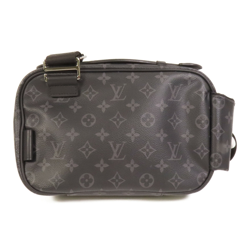 LOUIS VUITTON Monogram Eclipse Bum Bag銀扣手挽肩背兩用袋-1