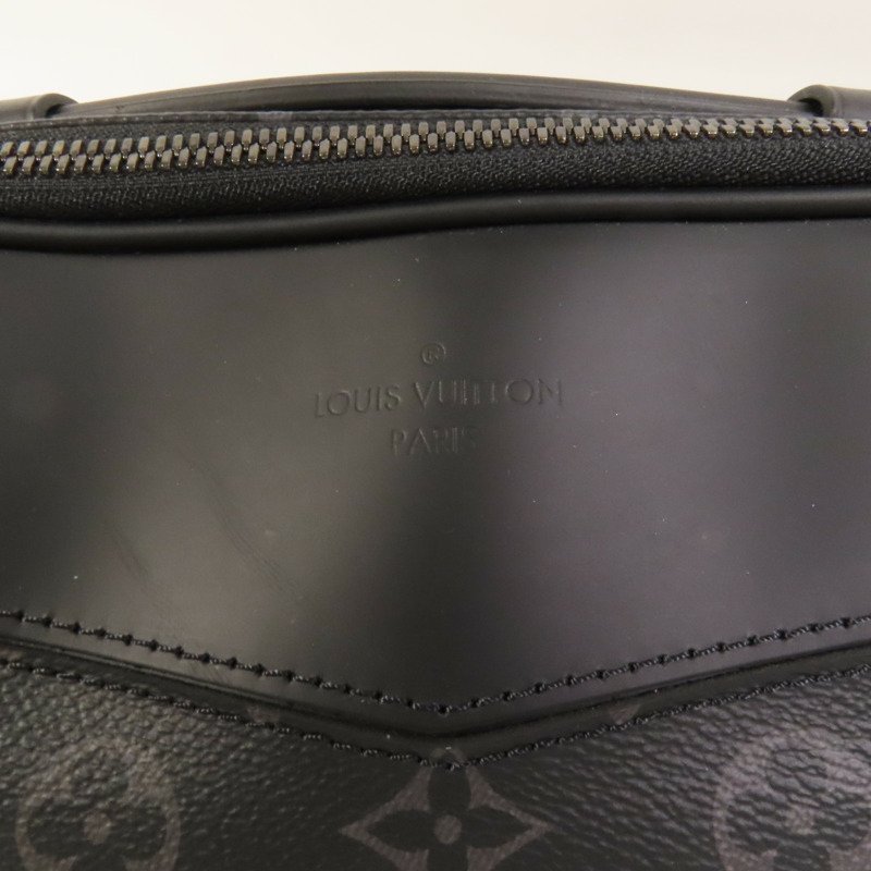LOUIS VUITTON Monogram Eclipse Bum Bag銀扣手挽肩背兩用袋-8