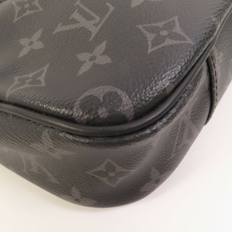 LOUIS VUITTON Monogram Eclipse Bum Bag銀扣手挽肩背兩用袋-13