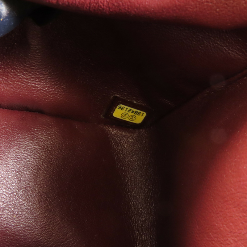 CHANEL 羊皮皮革Large Classic銀扣鏈帶肩背袋-8