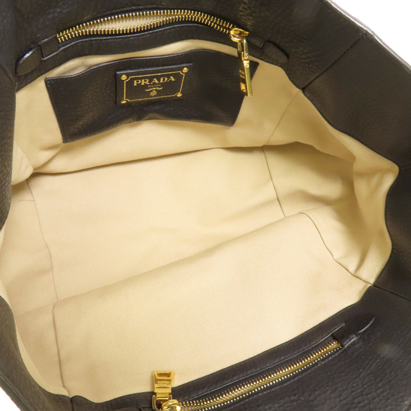 PRADA 牛皮皮革Tote Bag肩背袋-7