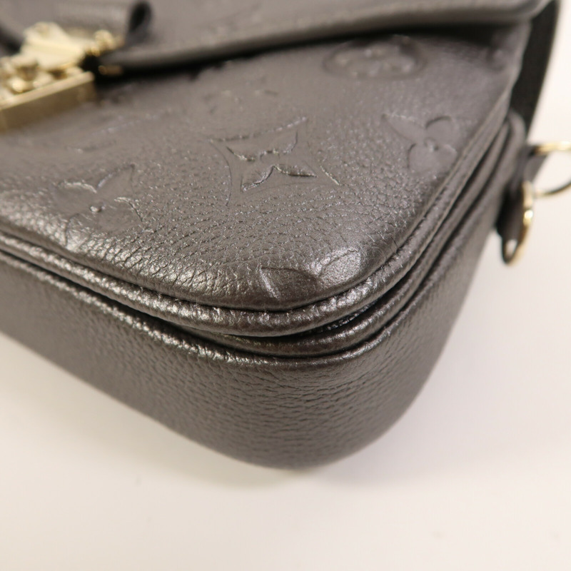 LOUIS VUITTON Monogram Empreinte Pochette Metis East West金扣手挽肩背兩用袋-4
