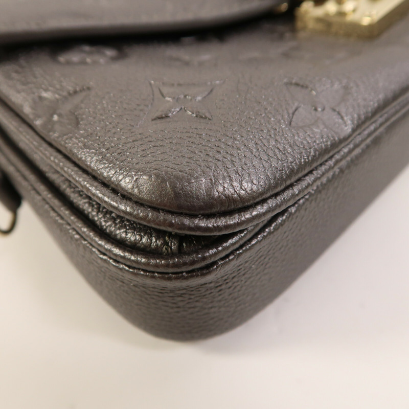 LOUIS VUITTON Monogram Empreinte Pochette Metis East West金扣手挽肩背兩用袋-5