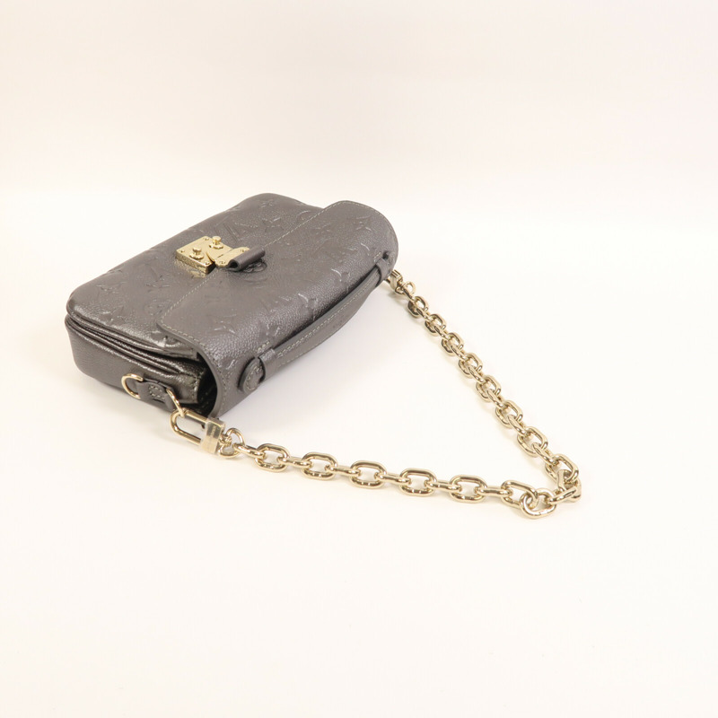 LOUIS VUITTON Monogram Empreinte Pochette Metis East West金扣手挽肩背兩用袋-10