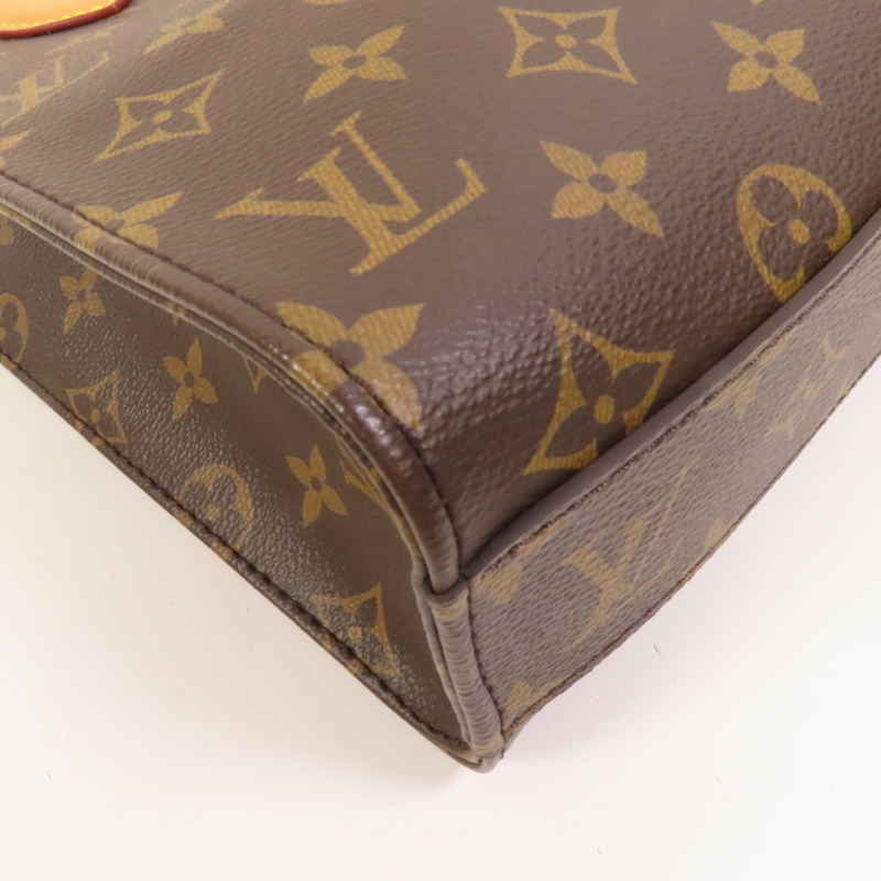 LOUIS VUITTON Monogram Sac Plat BB金扣手挽肩背兩用袋-12