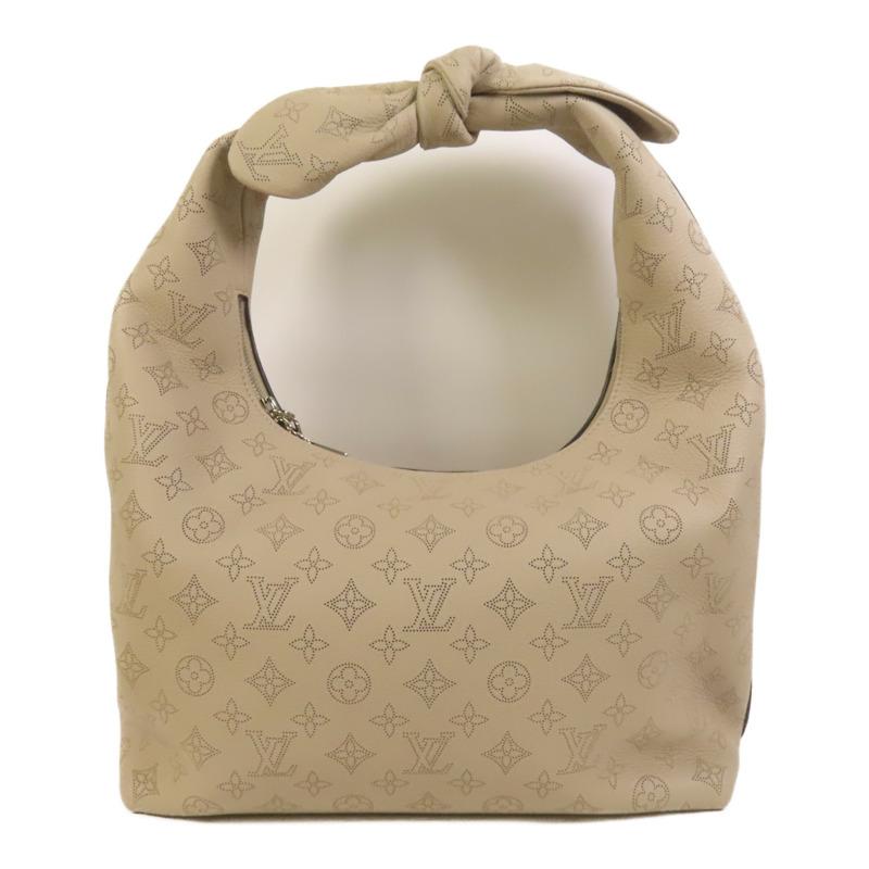 LOUIS VUITTON Monogram Mahina Why Knot MM肩背袋-0
