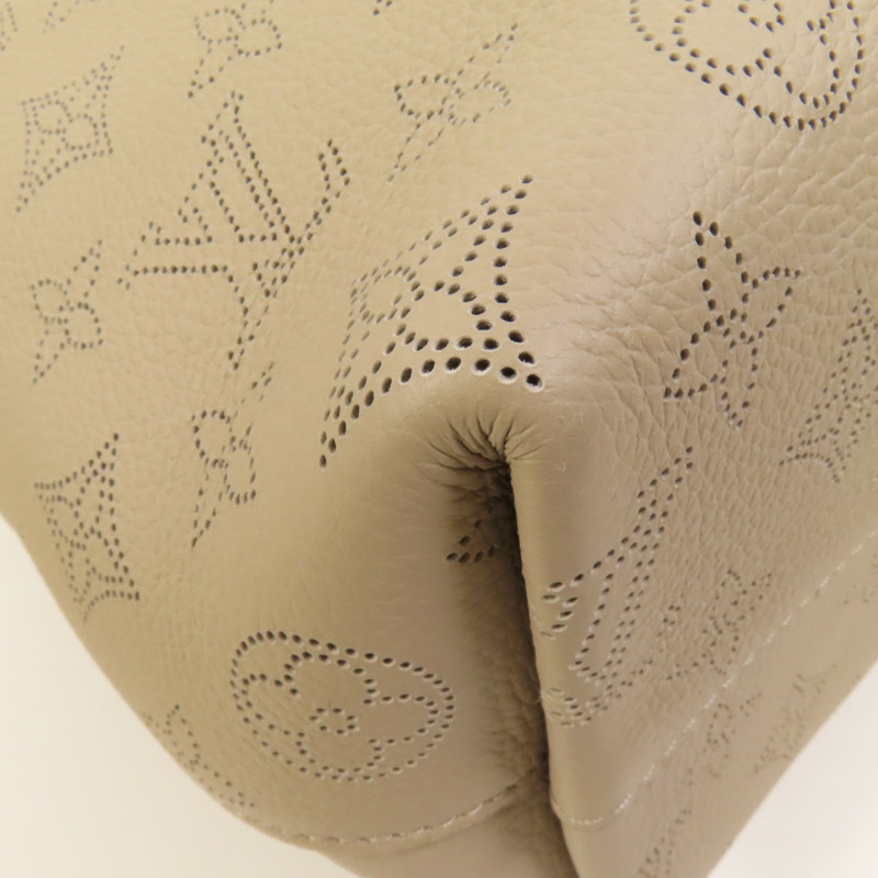 LOUIS VUITTON Monogram Mahina Why Knot MM肩背袋-10