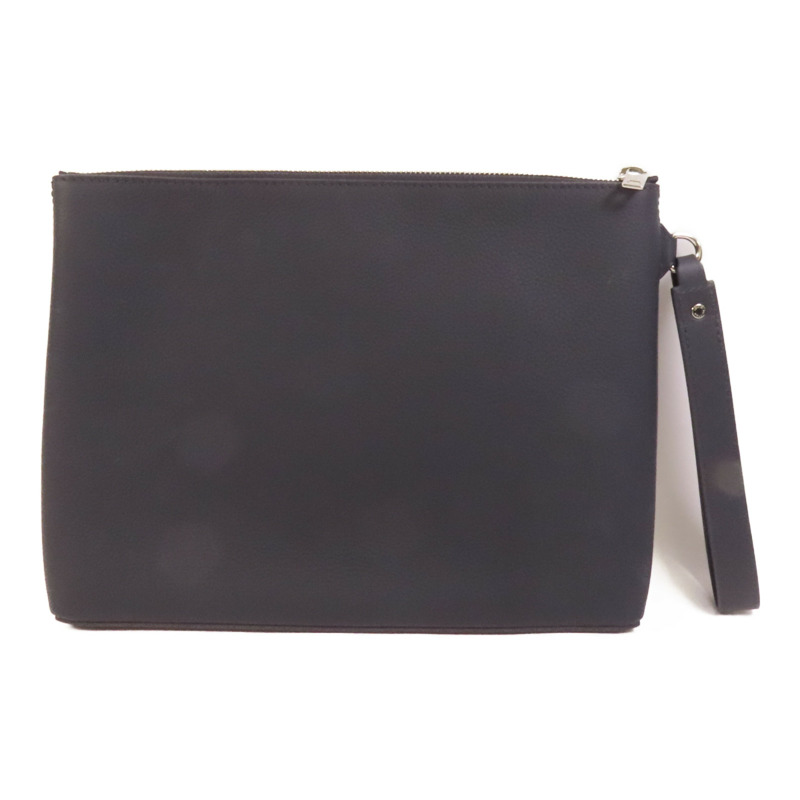 LOUIS VUITTON 牛皮皮革Takeoff Pouch銀扣手拿包-1