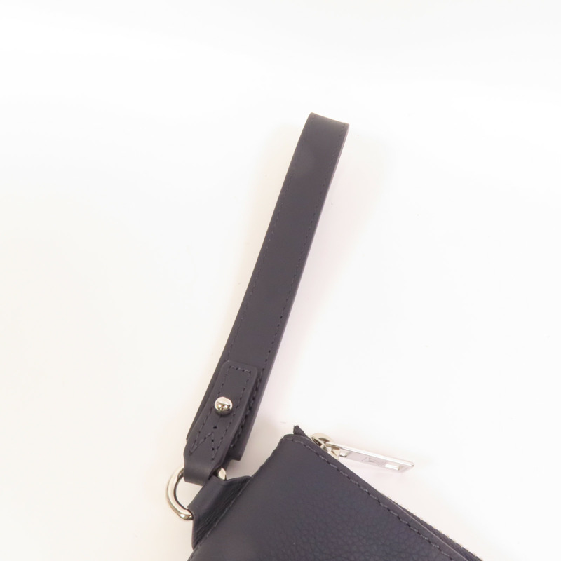 LOUIS VUITTON 牛皮皮革Takeoff Pouch銀扣手拿包-4