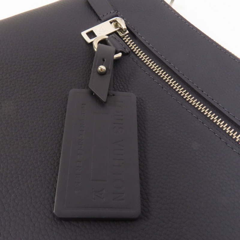 LOUIS VUITTON 牛皮皮革Takeoff Pouch銀扣手拿包-5